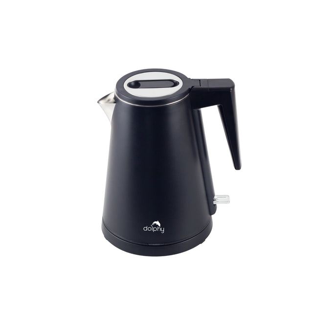 0.8L Stainless Steel Kettle - Black (Double Layer)