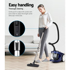 Devanti 2200W Bagless Vacuum Cleaner - Blue