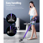 Devanti Cordless Stick Vacuum Cleaner - Purple