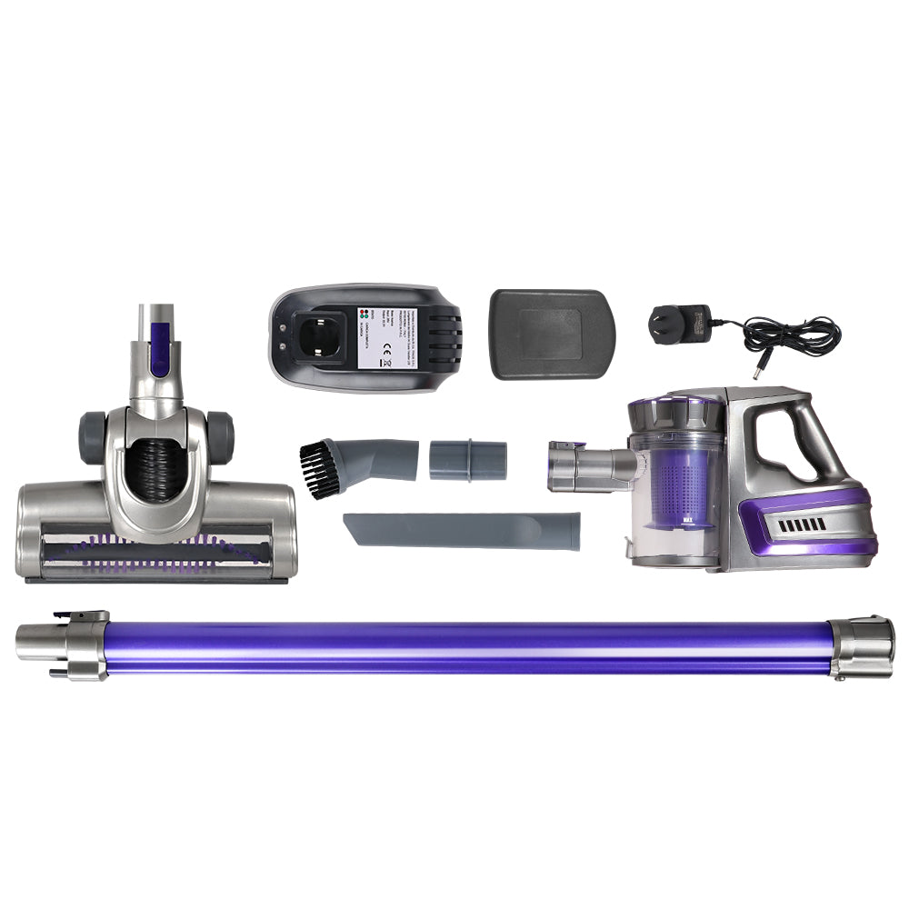 Devanti Cordless Stick Vacuum Cleaner - Purple