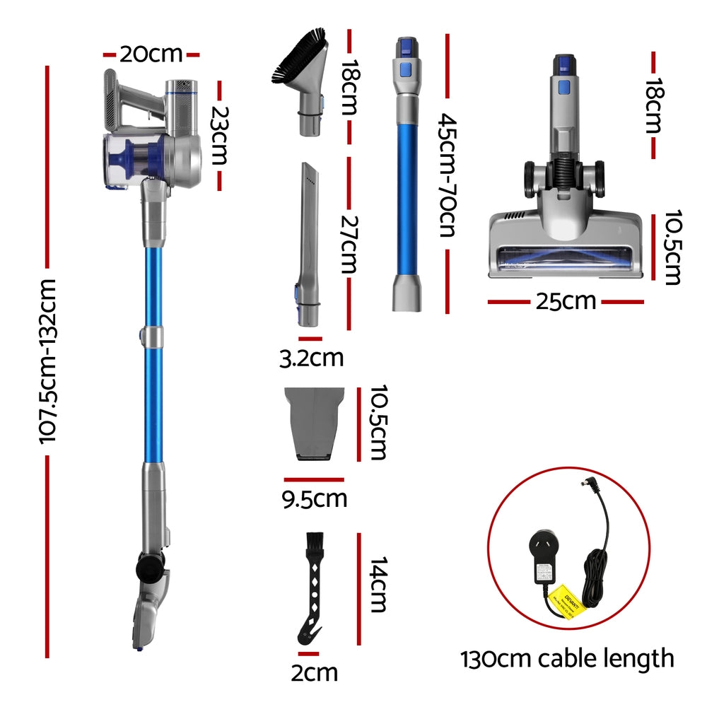 Devanti 300W Cordless Stick Vacuum Cleaner