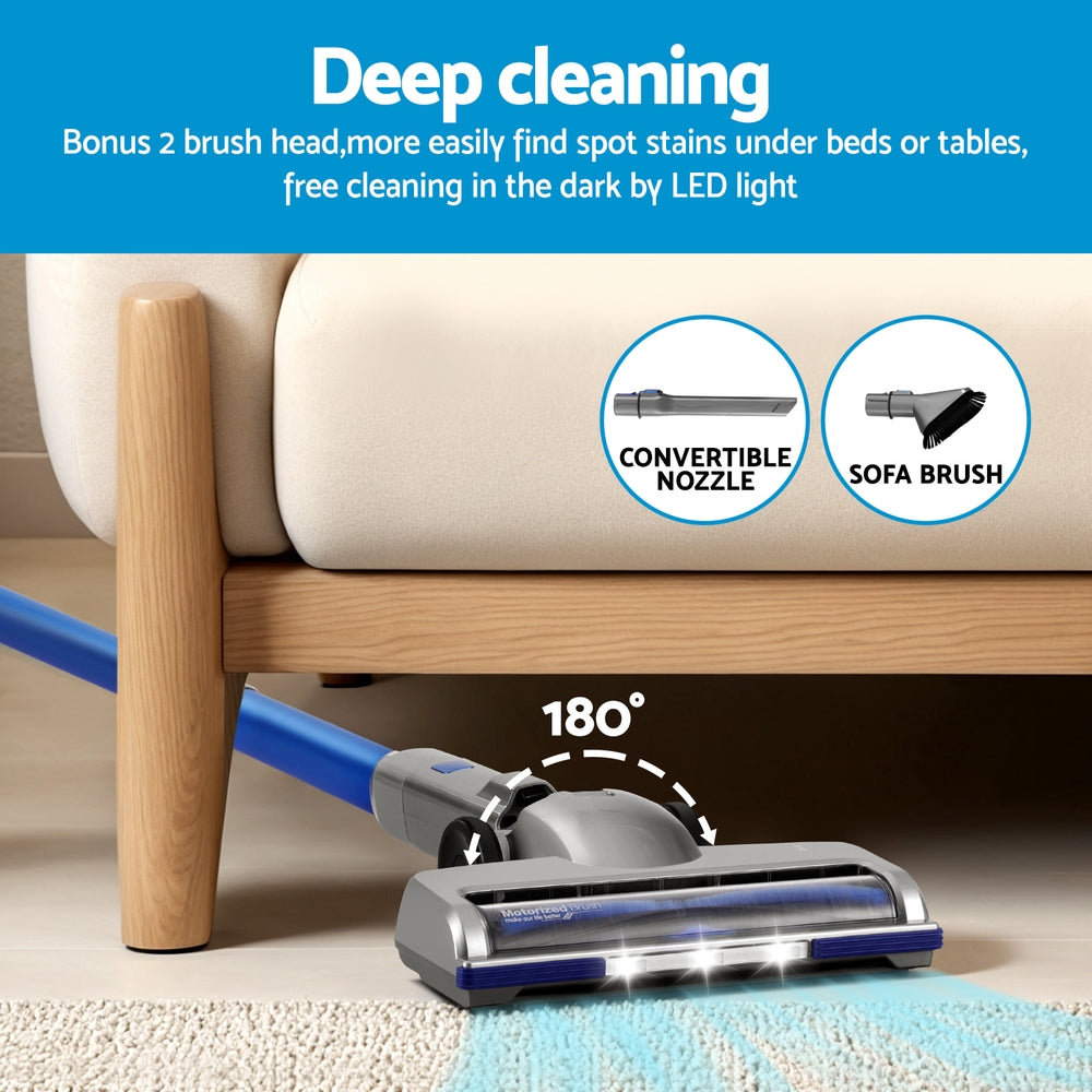 Devanti 300W Cordless Stick Vacuum Cleaner