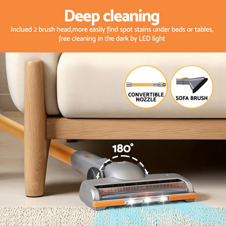 Devanti 300W Cordless Stick Vacuum Cleaner