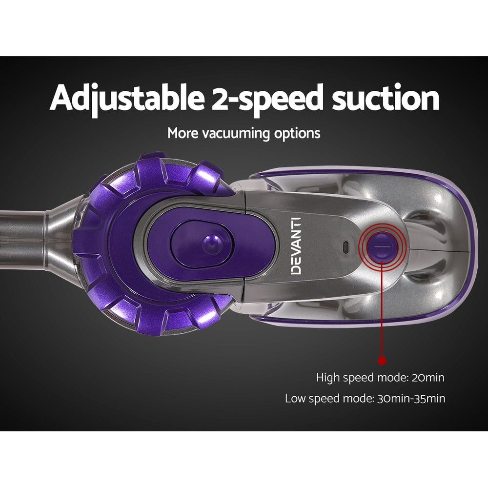 Devanti 150W Cordless Handstick Vacuum Cleaner