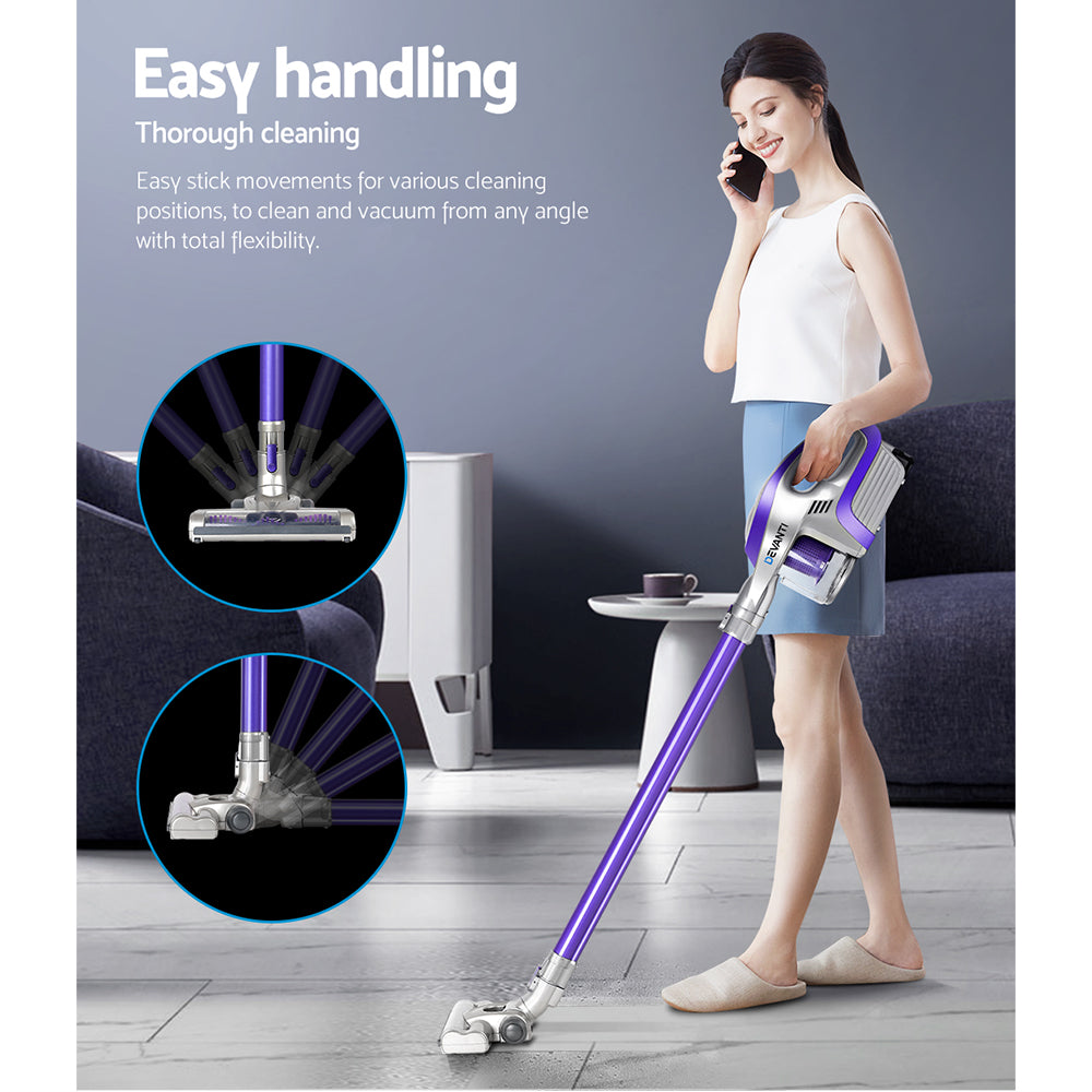 Devanti 150W Cordless Stick Vacuum Cleaner