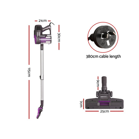 Devanti 500W Corded Stick Vacuum Cleaner