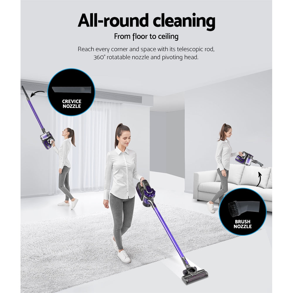 Devanti Cordless HEPA Stick Vacuum Cleaner