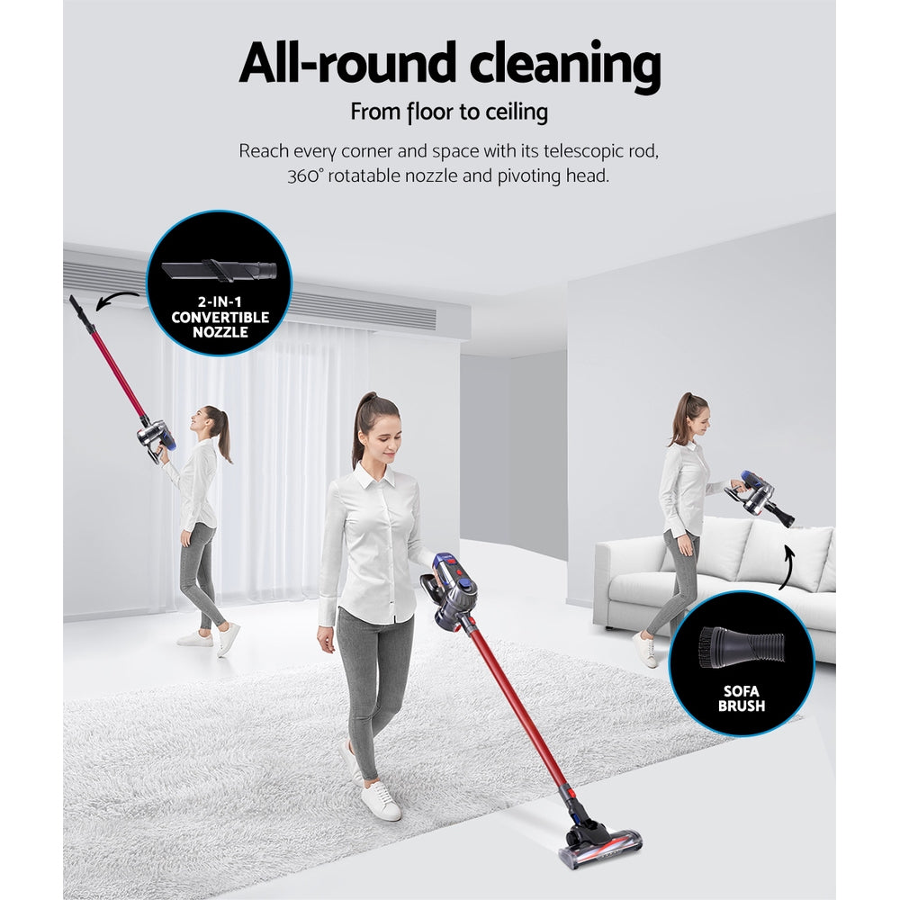 Devanti 150W Cordless Stick Vacuum Cleaner