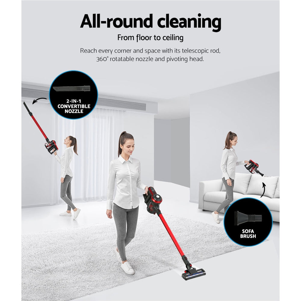 Devanti Cordless Brushless Stick Vacuum Cleaner