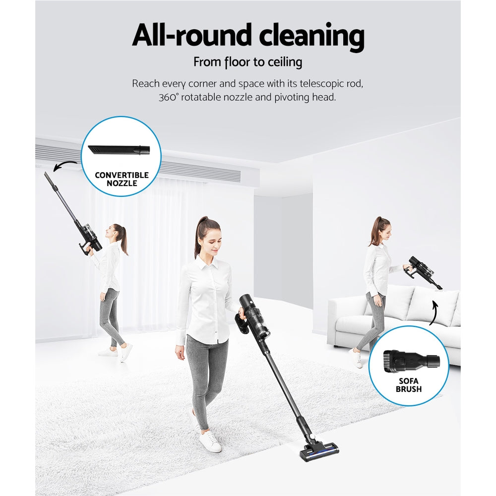 Devanti Cordless Stick Vacuum Cleaner 350W