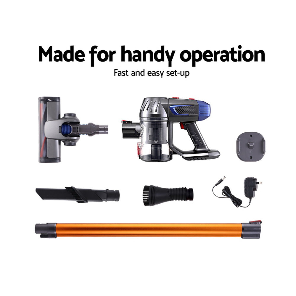 Devanti Gold Cordless Bagless Stick Vacuum Cleaner