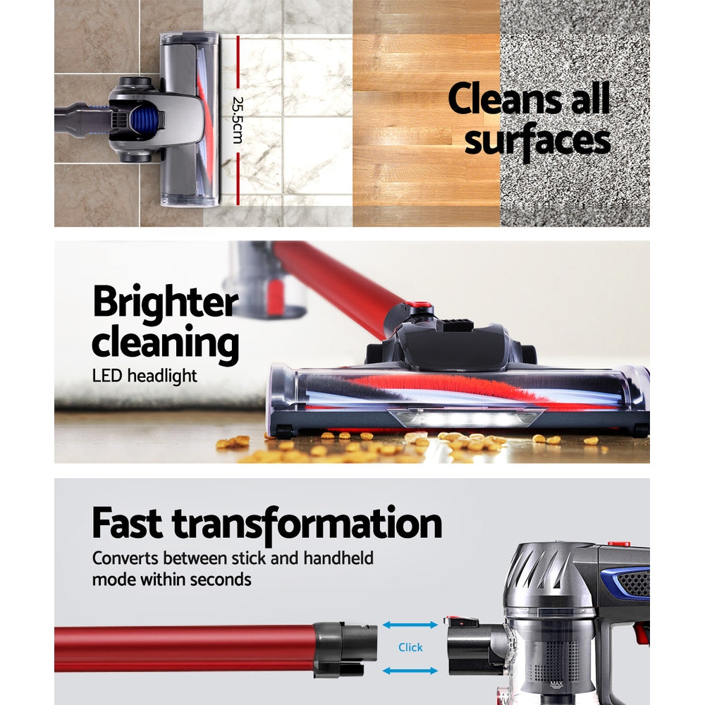 Devanti Cordless Bagless Stick Vacuum Cleaner