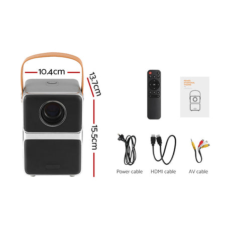 Devanti Portable 4K WiFi Mini Projector