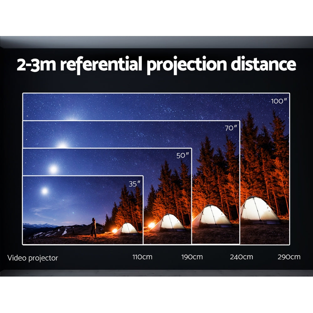 Devanti 1080P Portable Mini Video Projector