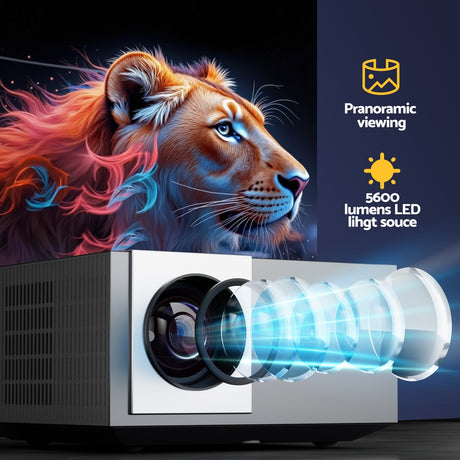Devanti 4K 1080P Home Cinema Projector