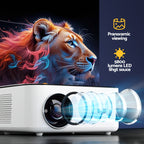 Devanti 4K 1080P Android WiFi Home Projector