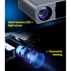 Devanti 4K WiFi Video Projector 1080P Home Theater