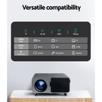 Devanti 4K WiFi Video Projector 1080P Home Theater