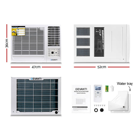 Devanti 1.7kW Window Air Conditioner - Efficient Cooling Solution