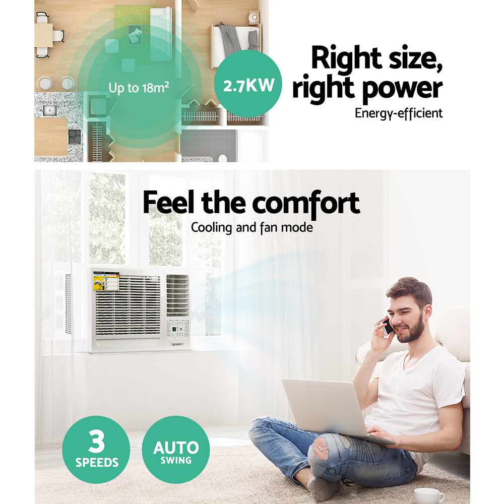 Devanti 2.7kW Window Air Conditioner