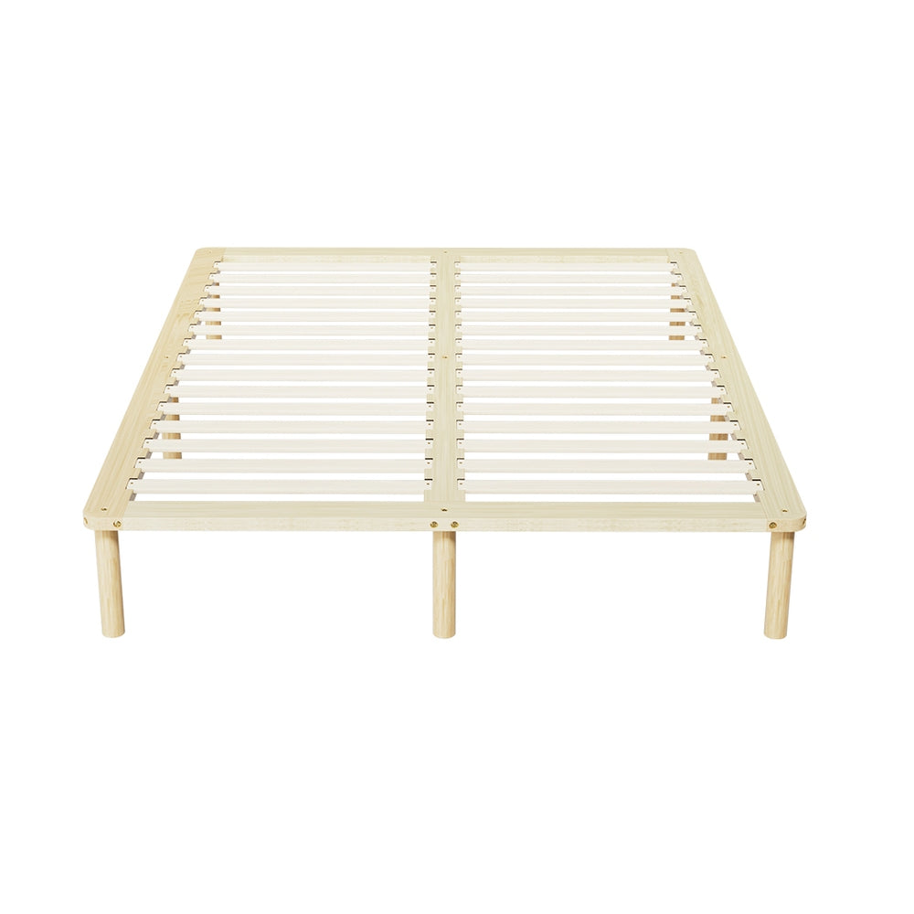 Amba Queen Size Wooden Bed Frame by Artiss