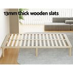 Amba Queen Size Wooden Bed Frame by Artiss