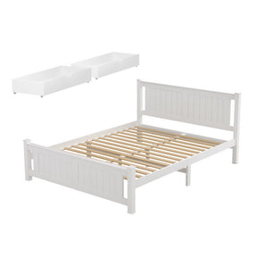 Artiss Queen Size Wooden Bed Frame with Storage