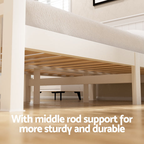 Artiss Queen Size Wooden Bed Frame with Storage