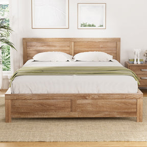 Artiss Acacia Wood Queen Size Bed Frame