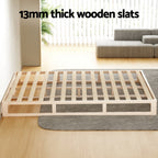 Artiss KALAM Queen Size Pinewood Bed Frame