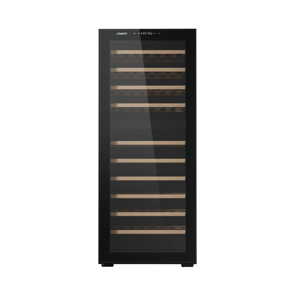 Devanti 80-Bottle Dual Zone Wine Cooler