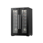 Devanti Dual Zone Wine Cooler - 24 Bottles