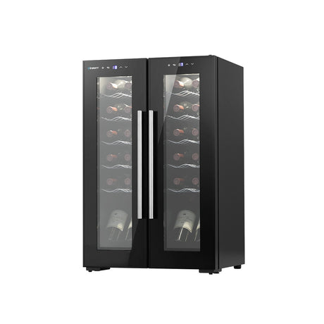 Devanti Dual Zone Wine Cooler - 24 Bottles