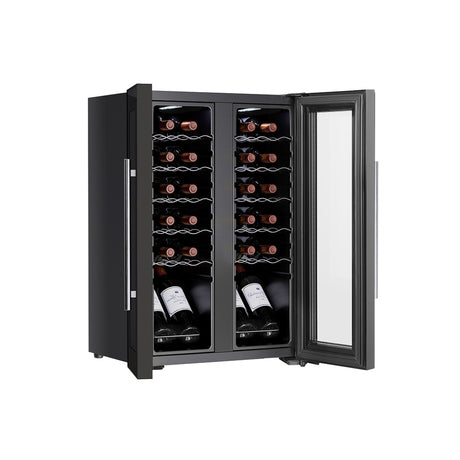 Devanti Dual Zone Wine Cooler - 24 Bottles