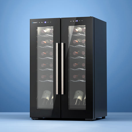 Devanti Dual Zone Wine Cooler - 24 Bottles
