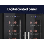 Devanti Dual Zone Wine Cooler - 24 Bottles