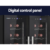 Devanti Dual Zone Wine Cooler - 24 Bottles