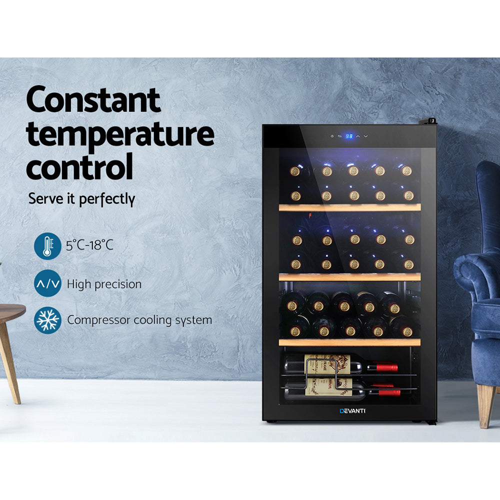 Devanti 34-Bottle Wine Cooler