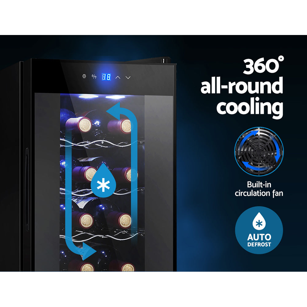 Devanti 12-Bottle Thermoelectric Wine Cooler
