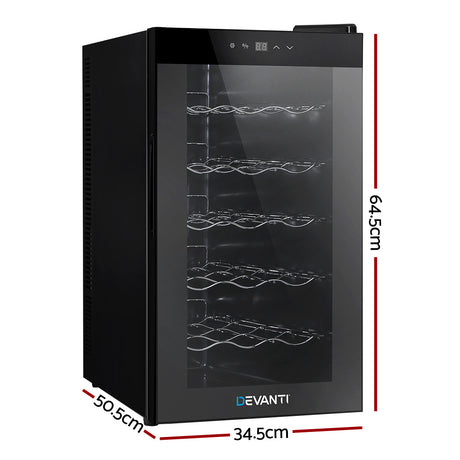 Devanti 18-Bottle Thermoelectric Wine Cooler