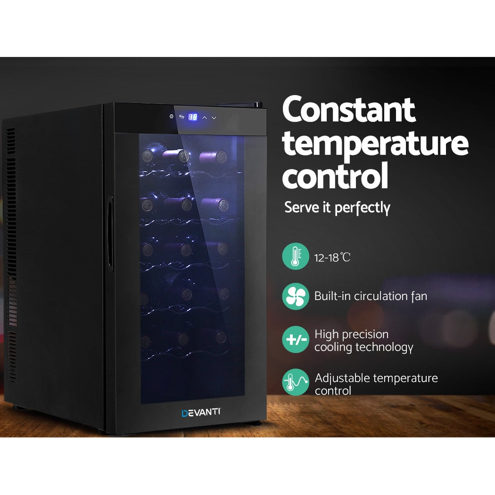 Devanti 18-Bottle Thermoelectric Wine Cooler