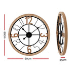 Wooden 60CM Wall Clock
