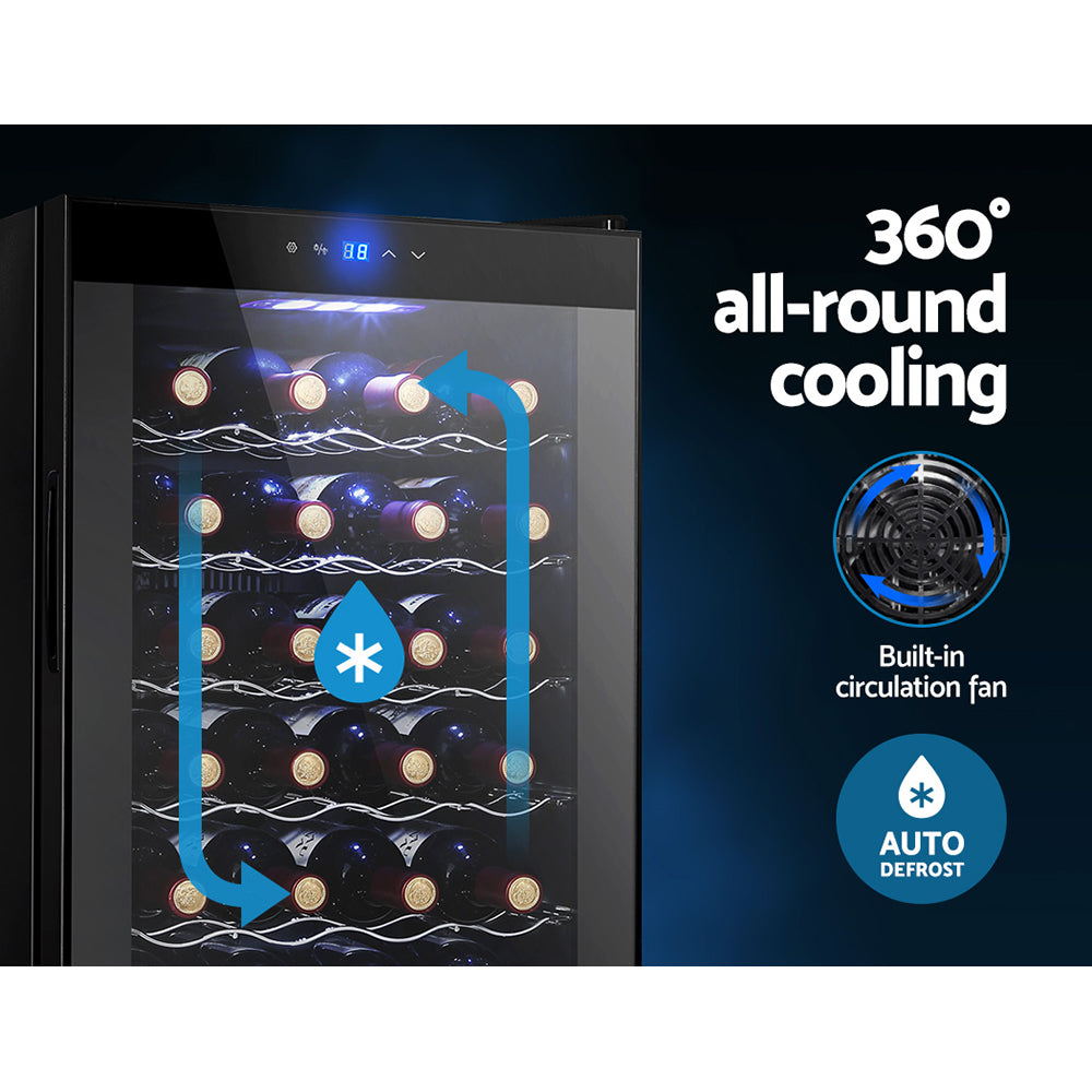 Devanti 28-Bottle Thermoelectric Wine Cooler