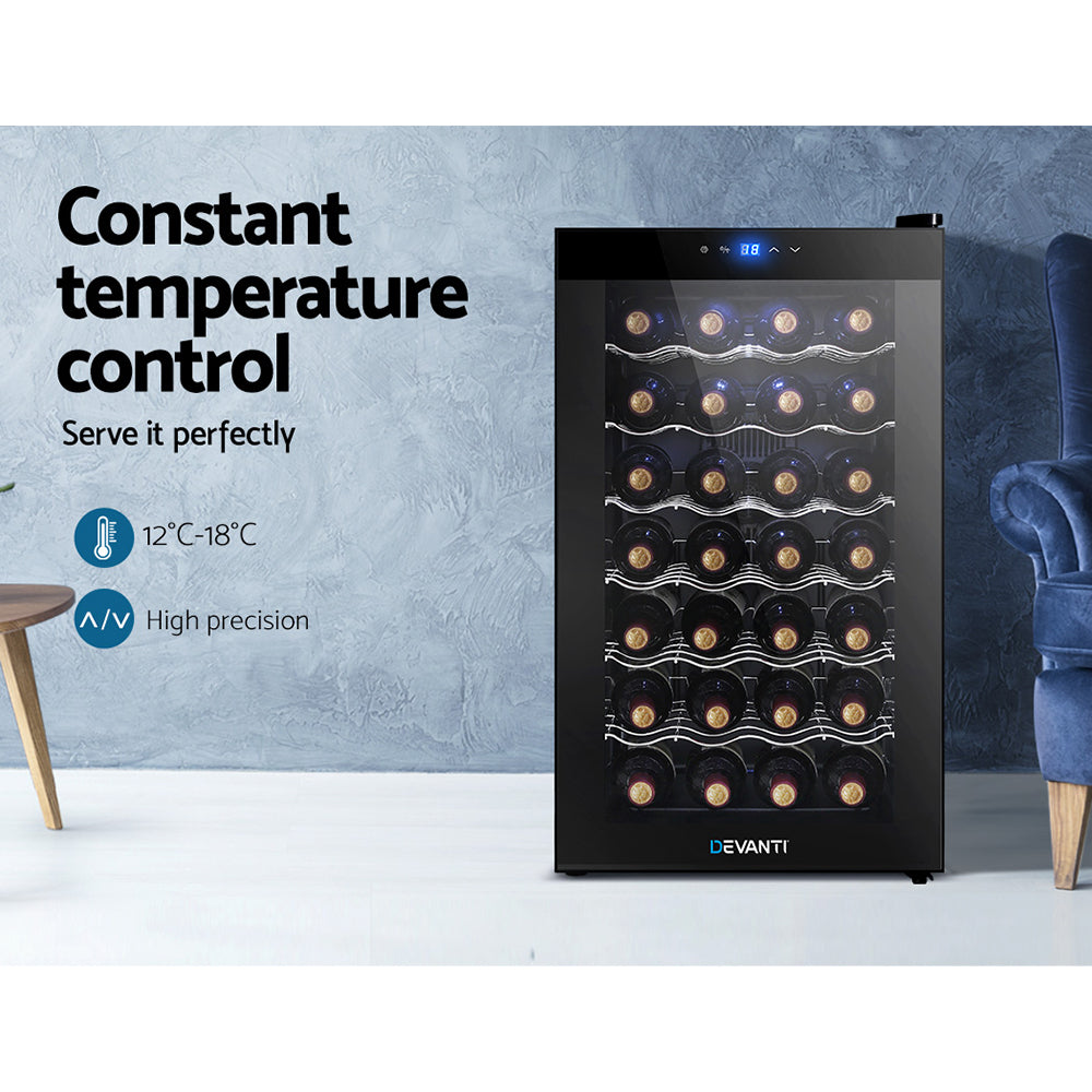 Devanti 28-Bottle Thermoelectric Wine Cooler