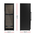 Devanti 128-Bottle Dual Zone Wine Cooler