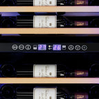 Devanti 128-Bottle Dual Zone Wine Cooler