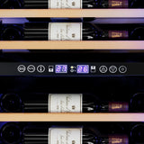 Devanti 128-Bottle Dual Zone Wine Cooler