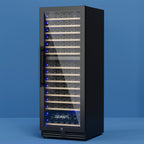 Devanti Dual Zone Wine Cooler - 154 Bottles