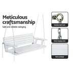 Gardeon 3-Seat Wooden Porch Swing Chair