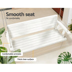 Gardeon 3-Seat Wooden Porch Swing Chair